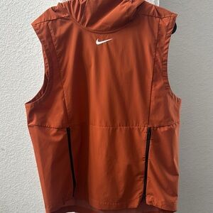 Nike Orange Sleeveless Jacket